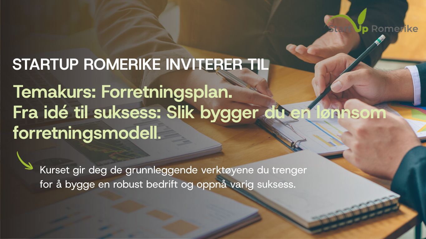 Temakurs: Forretningsplan og forretningsmodeller